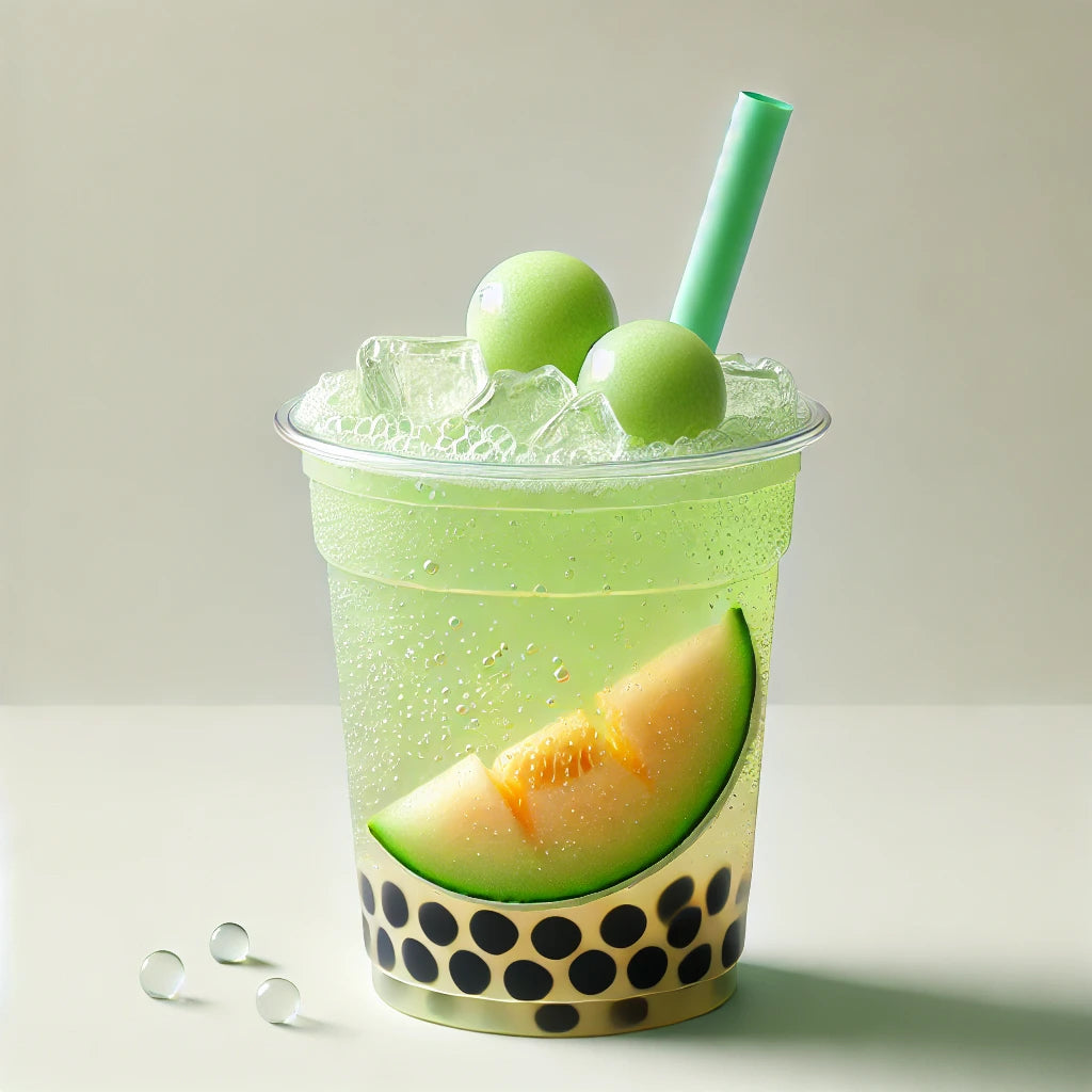 Honeydew bubble tea