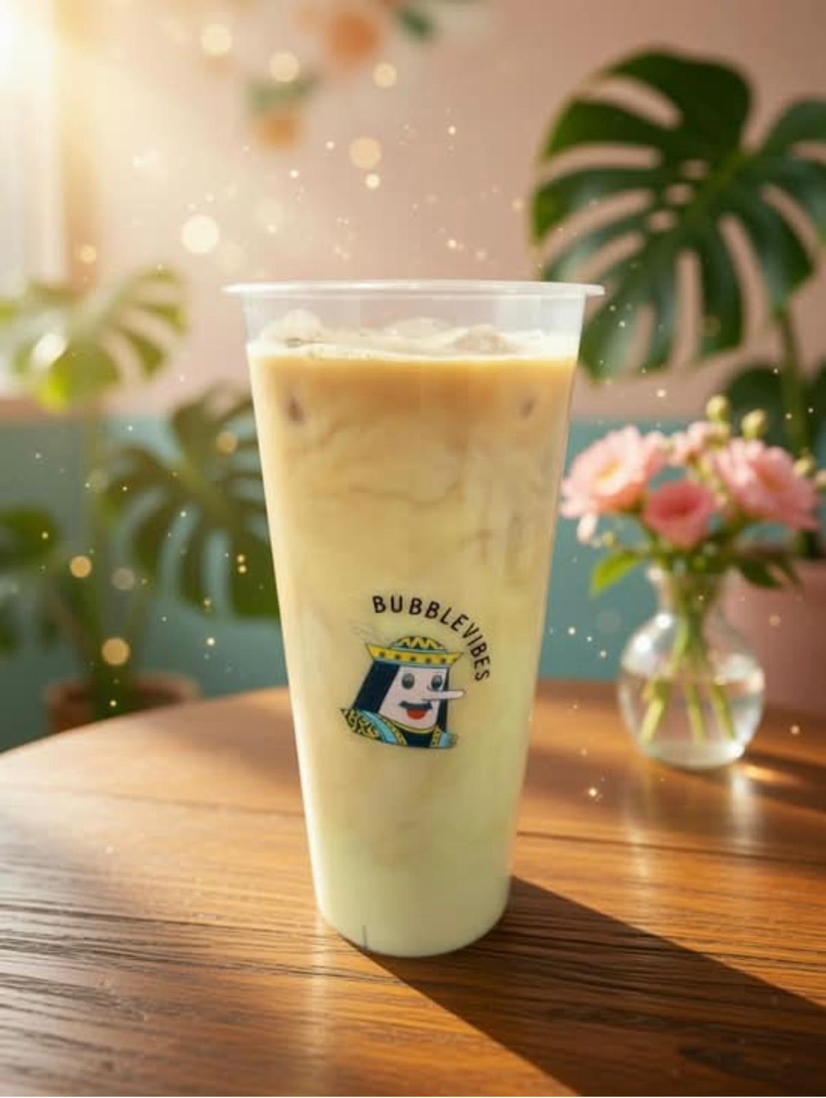 Iced Dirty Matcha Latte