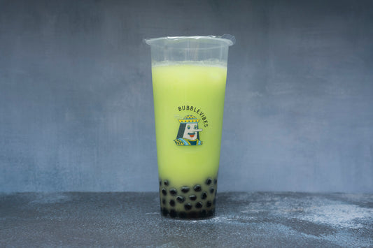 Honeydew bubbletea