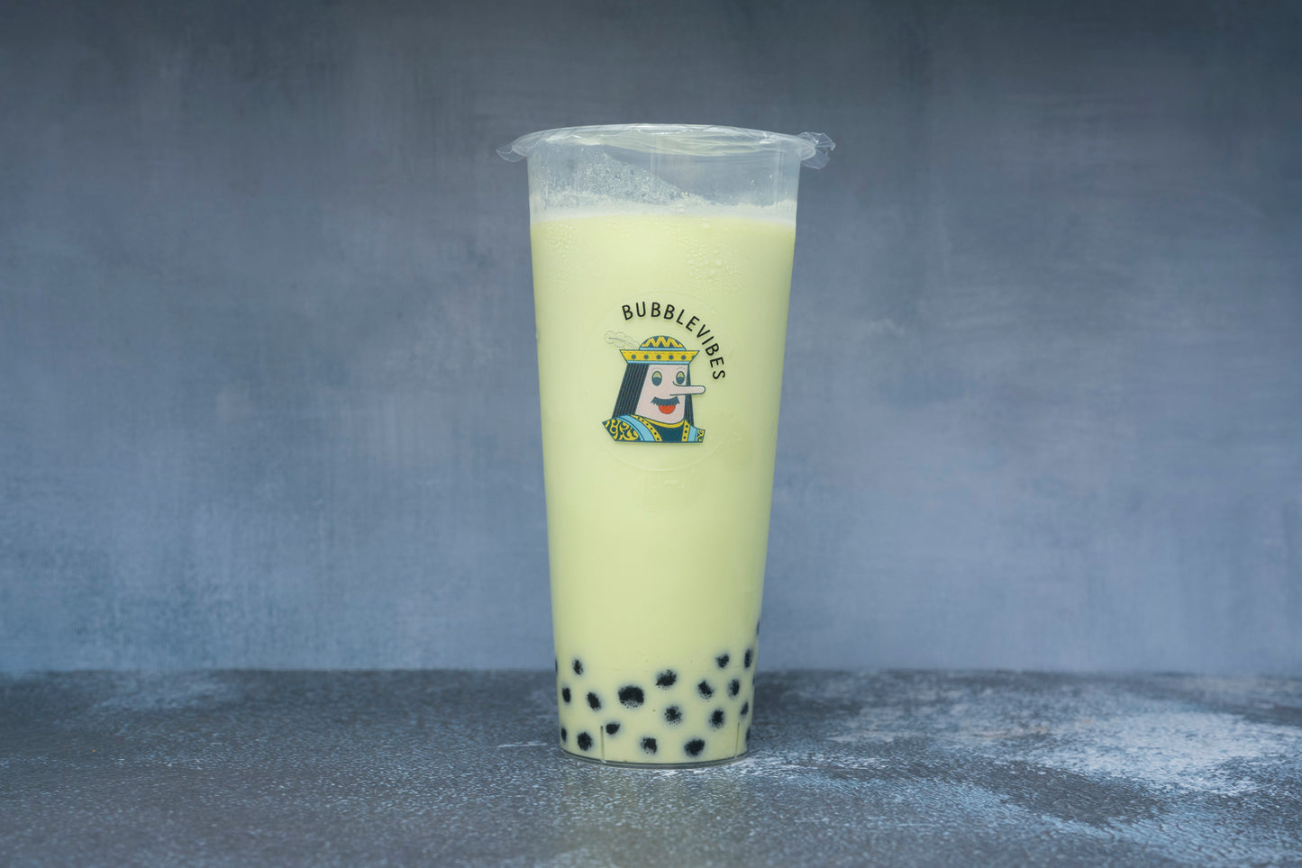 Honeydew bubble tea milk